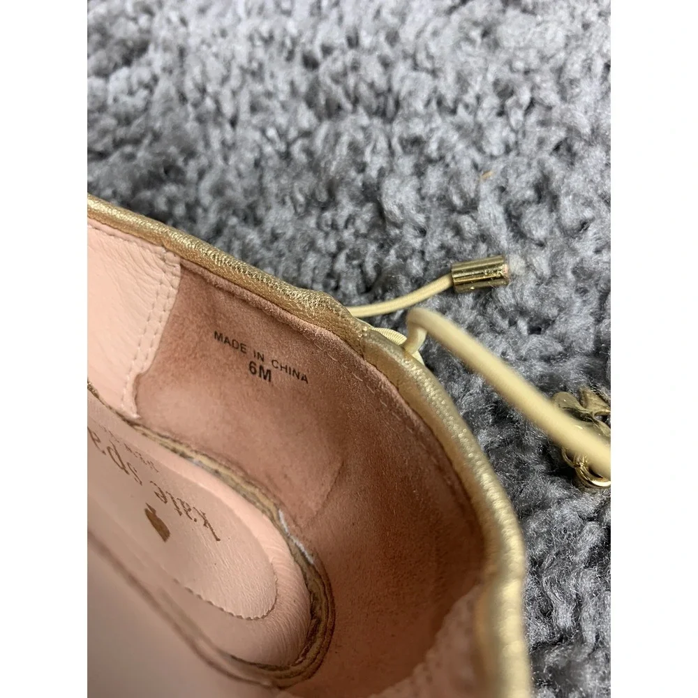 KATE SPADE Foldable Ballet Flats Leather size 6